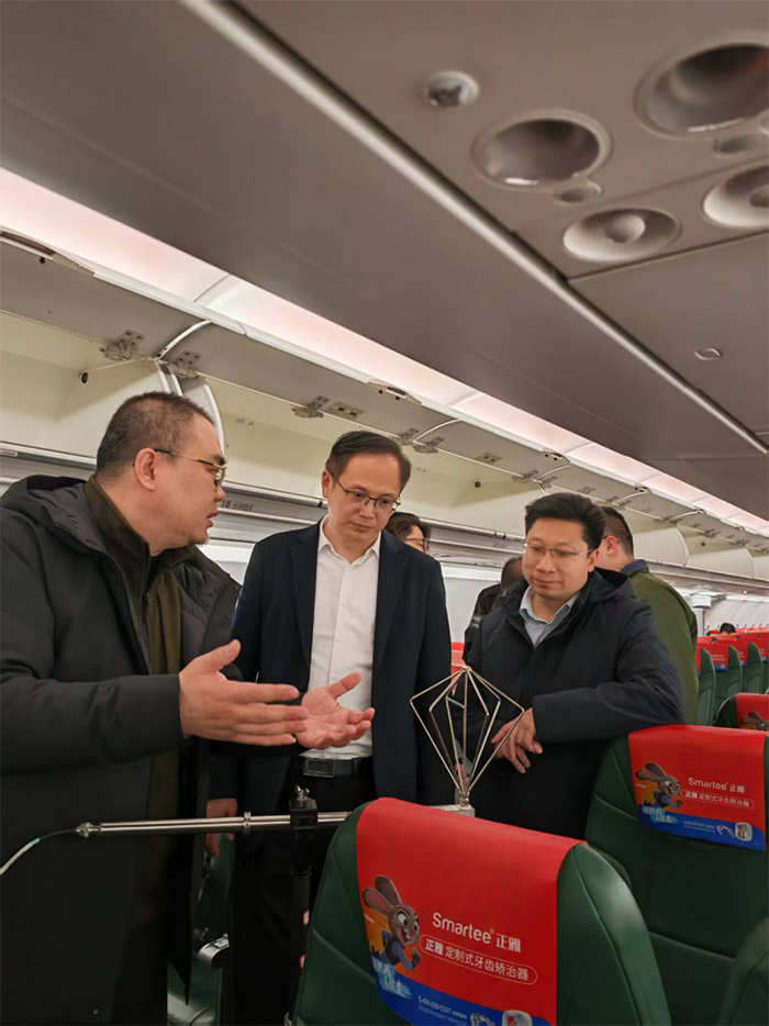 博科電測聯合南京航空航天大學成功完成春秋航空A320、A321客艙wifi飛機電磁 仿真 博科電測聯合南京航空航天大學成功完成春秋航空A320、A321客艙wifi飛機電磁 仿真